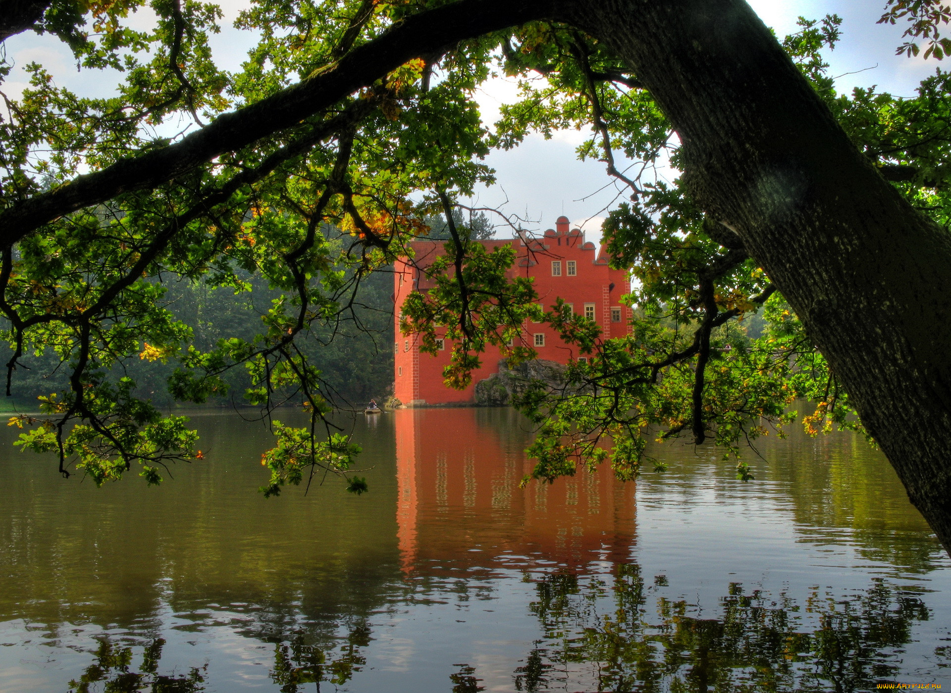 czech, lhota, red, castle, , , , , , , , 